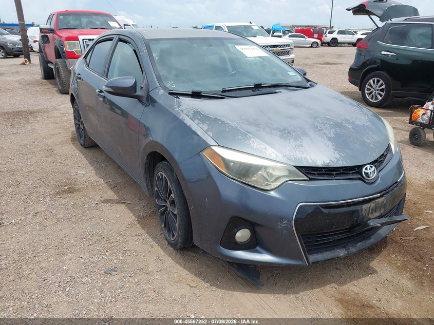 2015 Toyota Corolla VIN 5YFBURHE1FP198460 IAAI salvage auction — NORMAL WEAR, Nrc Lienholder Repossession Paperwork (Texas), sold $25 on 2026-07-29 (photo 1)
