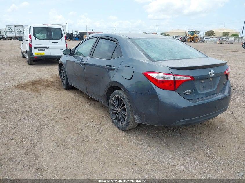 2015 Toyota Corolla VIN 5YFBURHE1FP198460 IAAI salvage auction — NORMAL WEAR, Nrc Lienholder Repossession Paperwork (Texas), sold $25 on 2026-07-29 (photo 3)