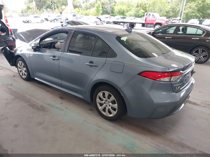 2020 Toyota Corolla VIN JTDEPRAE6LJ004925 IAAI salvage auction — FRONT END, Certificate Of Destruction (Florida), sold $1,550 on 2026-07-22 (photo 3)