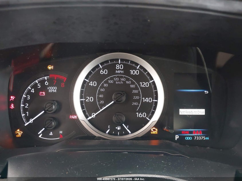 2020 Toyota Corolla VIN JTDEPRAE6LJ004925 IAAI salvage auction — FRONT END, Certificate Of Destruction (Florida), sold $1,550 on 2026-07-22 (photo 7)