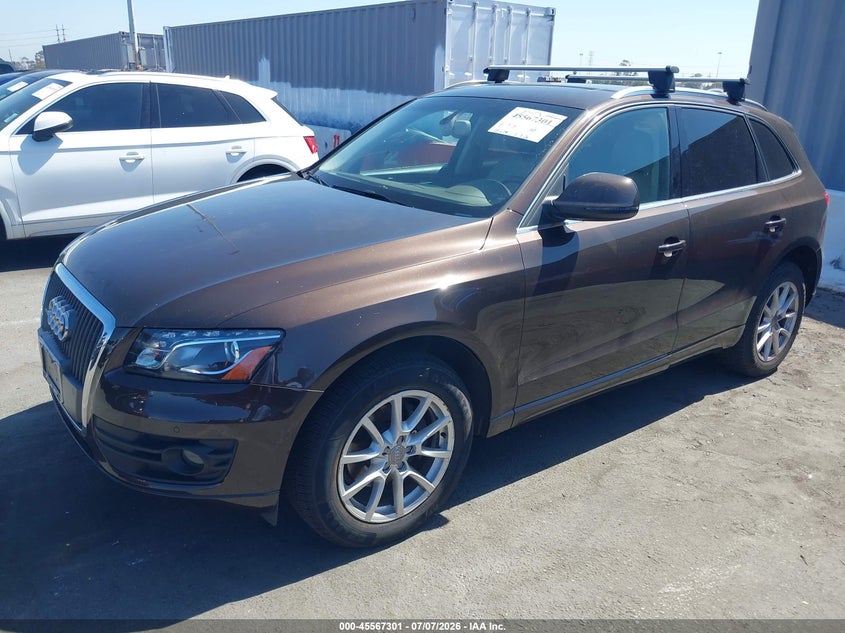 2012 Audi Q5 VIN WA1LFAFP3CA041804 IAAI salvage auction — NORMAL WEAR, Clear - Dealer Only (California), sold $925 on 2026-07-09 (photo 2)