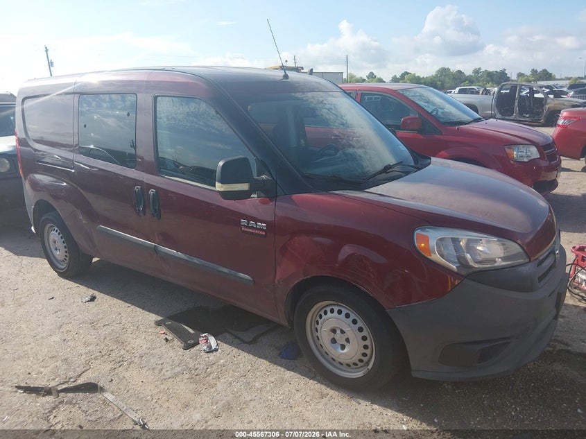 2015 Ram Promaster city VIN ZFBERFAT0F6A90642 IAAI salvage auction — NORMAL WEAR, Original (Texas), sold $1,125 on 2026-07-22 (photo 1)