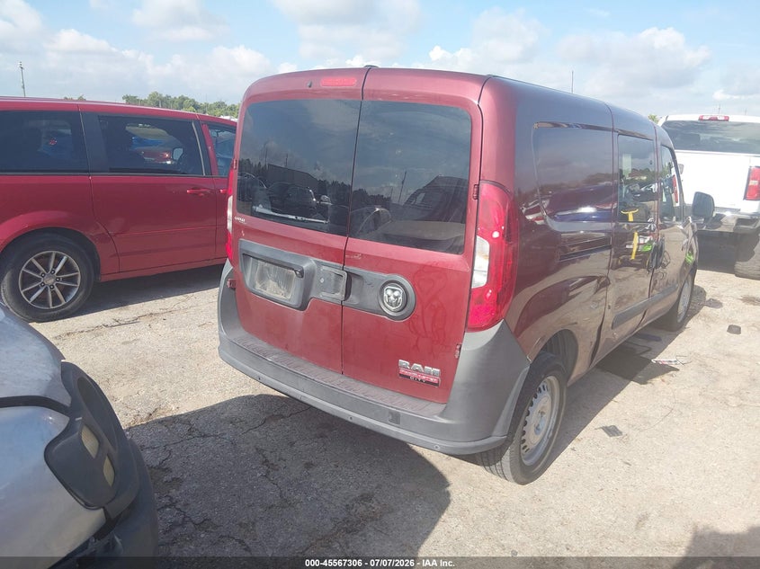 2015 Ram Promaster city VIN ZFBERFAT0F6A90642 IAAI salvage auction — NORMAL WEAR, Original (Texas), sold $1,125 on 2026-07-22 (photo 3)