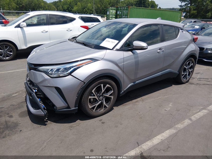2020 Toyota C-hr VIN JTNKHMBX7L1064050 IAAI salvage auction — FRONT END, Salvage Title, sold $7,400 on 2026-07-19 (photo 2)