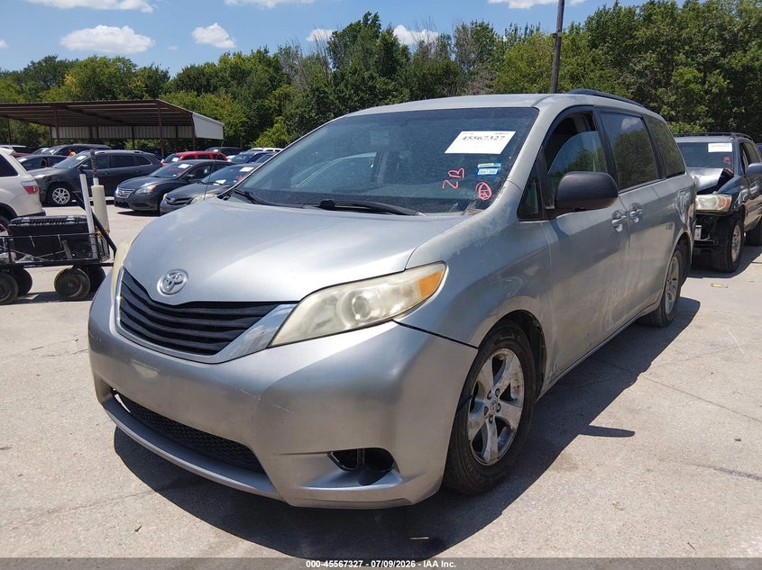 2011 Toyota Sienna VIN 5TDKK3DC6BS068666 IAAI salvage auction — NORMAL WEAR, Nrc Lienholder Repossession Paperwork (Texas), sold $1,250 on 2026-07-29 (photo 2)