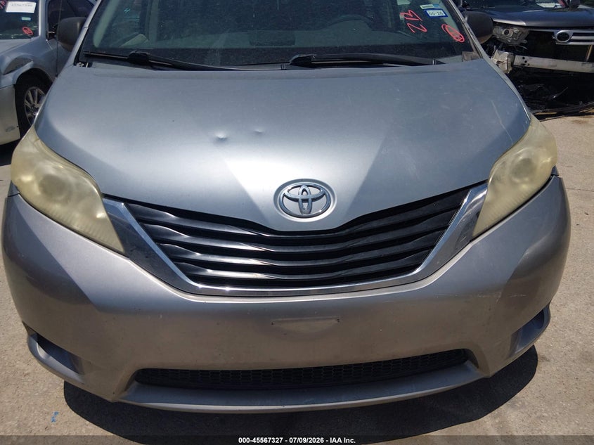2011 Toyota Sienna VIN 5TDKK3DC6BS068666 IAAI salvage auction — NORMAL WEAR, Nrc Lienholder Repossession Paperwork (Texas), sold $1,250 on 2026-07-29 (photo 6)