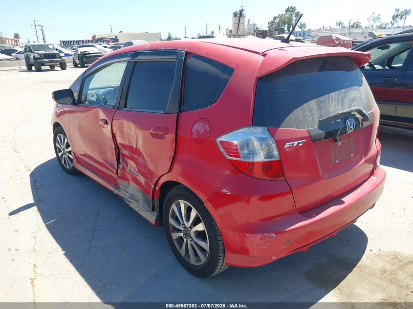2012 Honda Fit VIN JHMGE8H54CC008487 IAAI salvage auction — LEFT SIDE, Salvage Title, sold $1,500 on 2026-08-01 (photo 3)