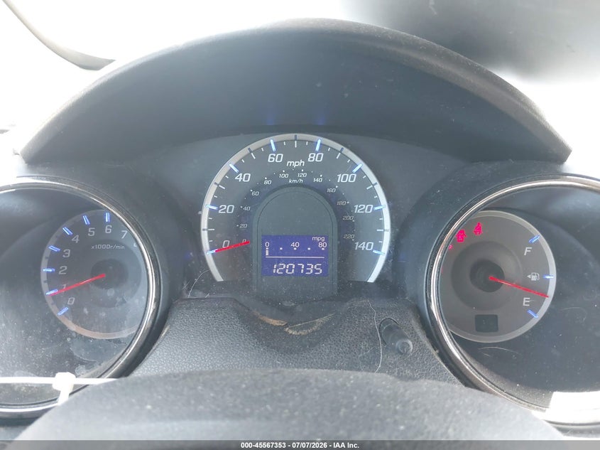 2012 Honda Fit VIN JHMGE8H54CC008487 IAAI salvage auction — LEFT SIDE, Salvage Title, sold $1,500 on 2026-08-01 (photo 7)
