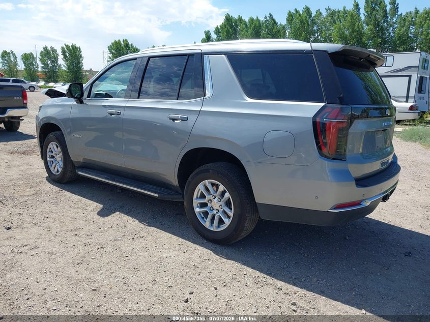 2025 Chevrolet Tahoe VIN 1GNS6NRD2SR187077 IAAI salvage auction — FRONT END, Enterprise Vehicles Clear Only (Colorado), sold $20,000 on 2026-07-09 (photo 3)