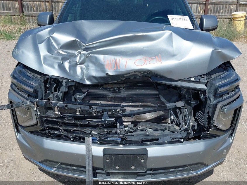 2025 Chevrolet Tahoe VIN 1GNS6NRD2SR187077 IAAI salvage auction — FRONT END, Enterprise Vehicles Clear Only (Colorado), sold $20,000 on 2026-07-09 (photo 6)