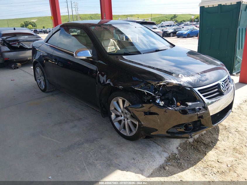 2007 Volkswagen Eos VIN WVWDB71F77V034294 IAAI salvage auction — FRONT END, Rebuildable (Florida), sold $175 on 2026-08-18 (photo 1)
