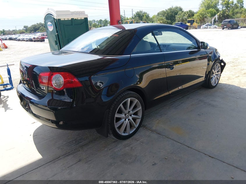 2007 Volkswagen Eos VIN WVWDB71F77V034294 IAAI salvage auction — FRONT END, Rebuildable (Florida), sold $175 on 2026-08-18 (photo 4)
