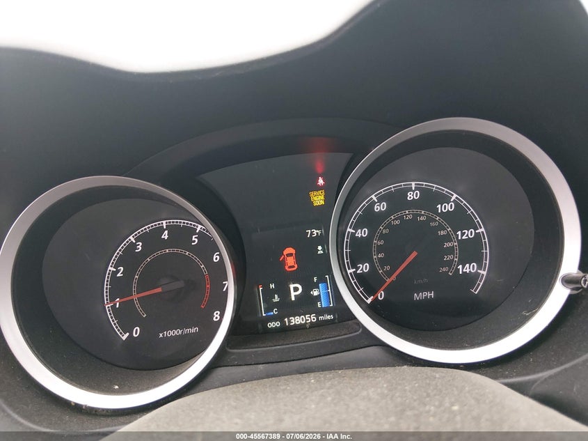 2016 Mitsubishi Lancer VIN JA32U2FU8GU007217 IAAI salvage auction — NORMAL WEAR, Clear (New Jersey), sold $1,225 on 2026-07-30 (photo 7)