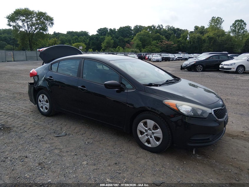 2016 Kia Forte VIN KNAFK4A65G5527217 IAAI salvage auction — REAR END, Salvage (New Jersey), sold $225 on 2026-07-28 (photo 1)