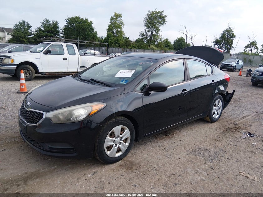 2016 Kia Forte VIN KNAFK4A65G5527217 IAAI salvage auction — REAR END, Salvage (New Jersey), sold $225 on 2026-07-28 (photo 2)