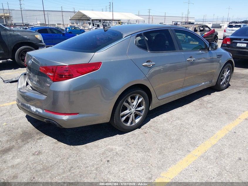 2012 Kia Optima VIN 5XXGN4A79CG004246 IAAI salvage auction — LEFT REAR, Salvage (California), sold $25 on 2026-07-21 (photo 4)