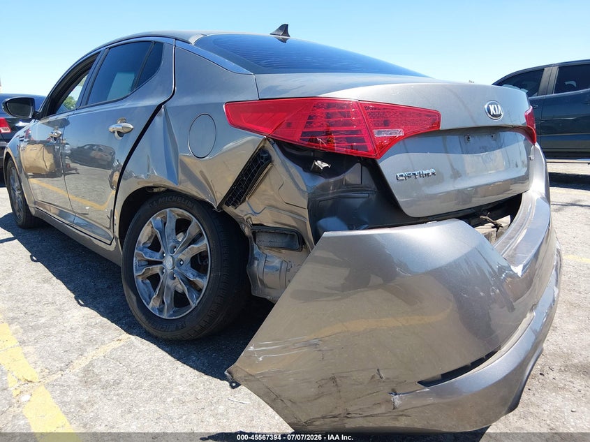2012 Kia Optima VIN 5XXGN4A79CG004246 IAAI salvage auction — LEFT REAR, Salvage (California), sold $25 on 2026-07-21 (photo 6)