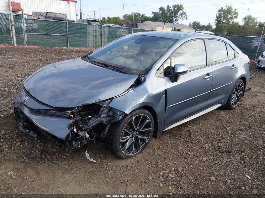 2022 Toyota Corolla VIN JTDT4MCE7NJ090880 IAAI salvage auction — FRONT END, Salvage Title, sold $7,250 on 2026-07-29 (photo 2)