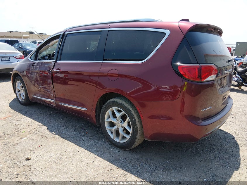 2017 Chrysler Pacifica VIN 2C4RC1EG0HR796311 IAAI salvage auction — LEFT SIDE, Salvage Title, sold $1,550 on 2026-09-04 (photo 3)