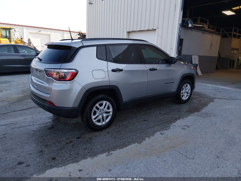 2018 Jeep Compass VIN 3C4NJCAB8JT357841 IAAI salvage auction — NORMAL WEAR, SF97 (Illinois), sold $9,000 on 2026-08-27 (photo 4)