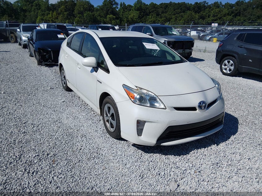 2014 Toyota Prius VIN JTDKN3DU0E0381834 IAAI salvage auction — NORMAL WEAR, Clear (Alabama), sold $2,650 on 2026-07-16 (photo 1)