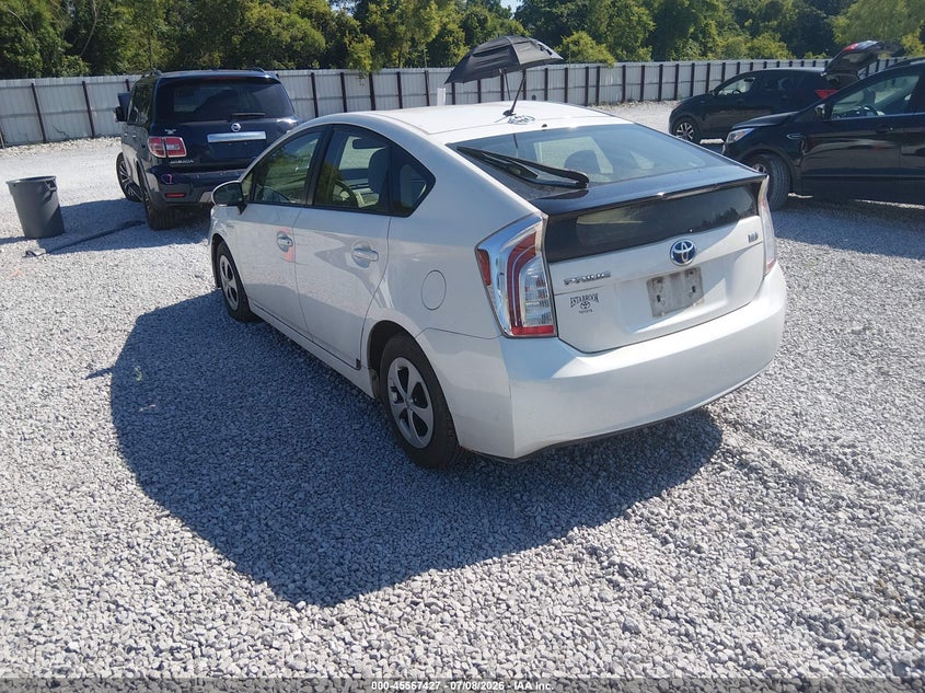 2014 Toyota Prius VIN JTDKN3DU0E0381834 IAAI salvage auction — NORMAL WEAR, Clear (Alabama), sold $2,650 on 2026-07-16 (photo 3)