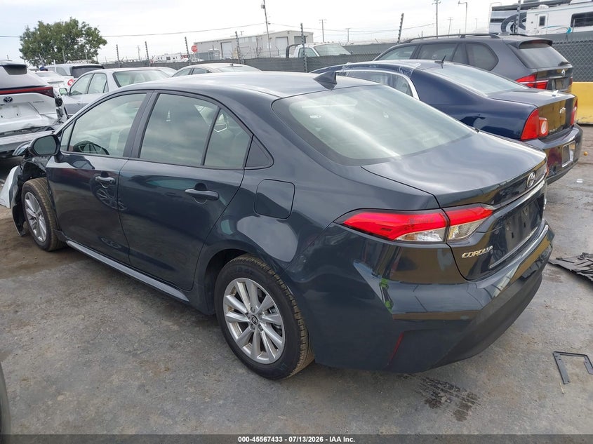 2025 Toyota Corolla VIN JTDBCMFE5S3108495 IAAI salvage auction — FRONT END, Salvage (California), sold $8,700 on 2026-07-31 (photo 3)