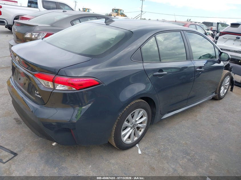 2025 Toyota Corolla VIN JTDBCMFE5S3108495 IAAI salvage auction — FRONT END, Salvage (California), sold $8,700 on 2026-07-31 (photo 4)