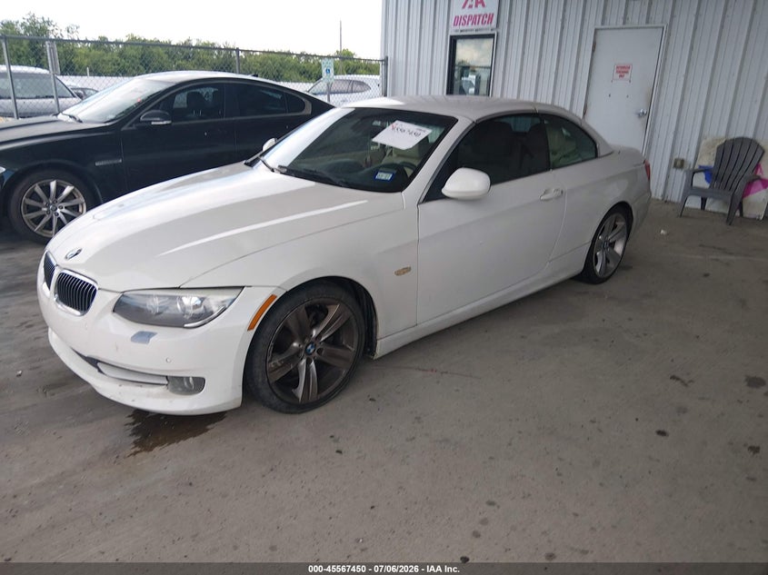 2011 BMW 3 series VIN WBADW3C5XBE539429 IAAI salvage auction — NORMAL WEAR, Original (Texas), sold $625 on 2026-07-10 (photo 2)