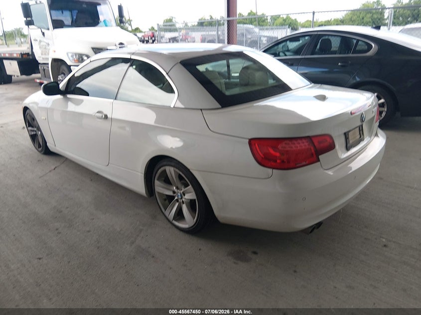 2011 BMW 3 series VIN WBADW3C5XBE539429 IAAI salvage auction — NORMAL WEAR, Original (Texas), sold $625 on 2026-07-10 (photo 3)