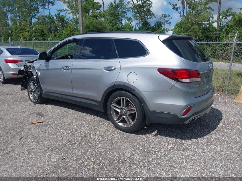 2017 Hyundai Santa fe VIN KM8SR4HF1HU201243 IAAI salvage auction — LEFT FRONT, Rebuildable (Florida), sold $3,700 on 2026-07-28 (photo 3)