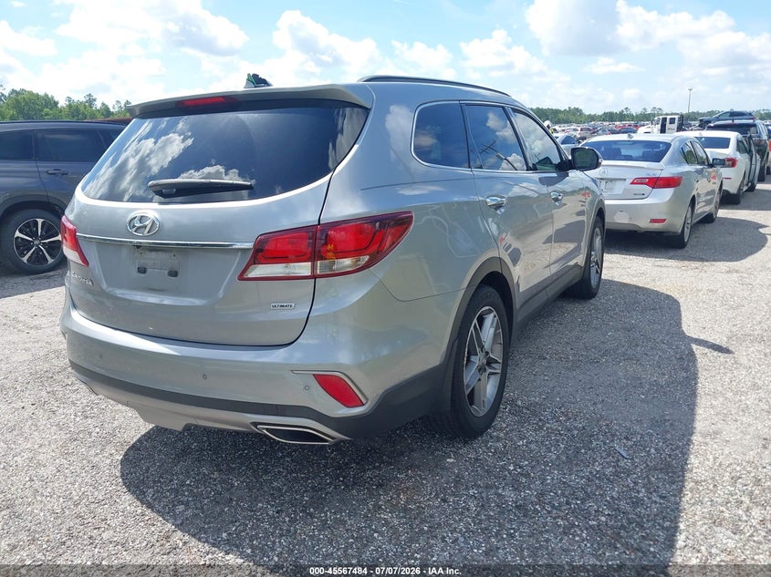 2017 Hyundai Santa fe VIN KM8SR4HF1HU201243 IAAI salvage auction — LEFT FRONT, Rebuildable (Florida), sold $3,700 on 2026-07-28 (photo 4)