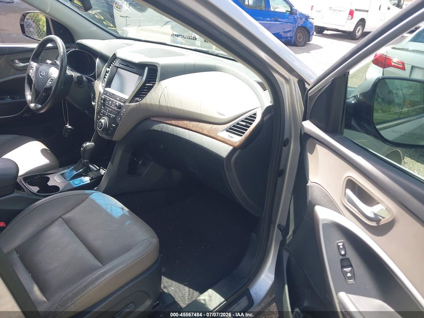 2017 Hyundai Santa fe VIN KM8SR4HF1HU201243 IAAI salvage auction — LEFT FRONT, Rebuildable (Florida), sold $3,700 on 2026-07-28 (photo 5)