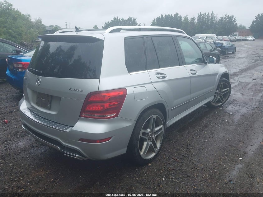2013 Mercedes-benz Glk-klasse VIN WDCGG8JBXDF975725 IAAI salvage auction — NORMAL WEAR, Salvage Title, sold $4,225 on 2026-07-14 (photo 4)