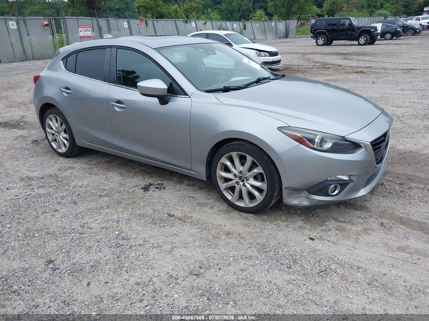 2015 Mazda 3 VIN JM1BM1M38F1254002 IAAI salvage auction — NORMAL WEAR, Clear (New Jersey), sold $4,400 on 2026-07-14 (photo 1)