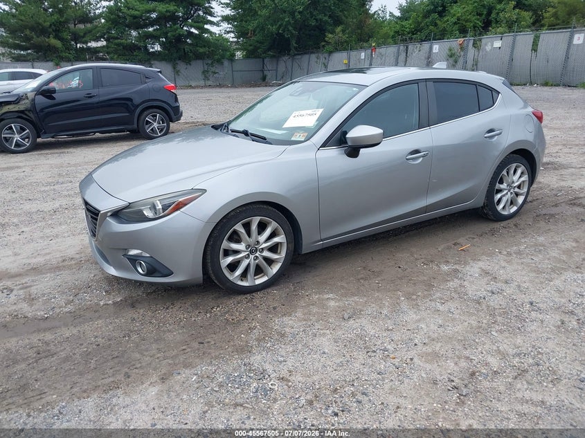 2015 Mazda 3 VIN JM1BM1M38F1254002 IAAI salvage auction — NORMAL WEAR, Clear (New Jersey), sold $4,400 on 2026-07-14 (photo 2)