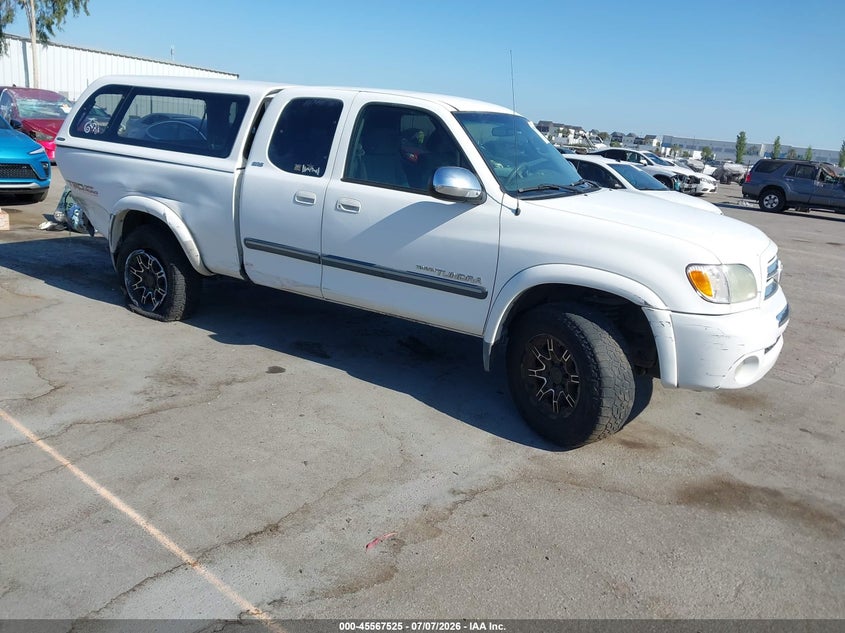 2004 Toyota Tundra VIN 5TBBT44114S453615 IAAI salvage auction — REAR END, Salvage (California), sold $3,050 on 2026-07-27 (photo 1)