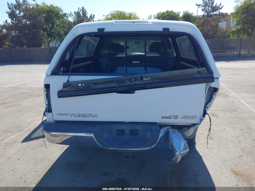 2004 Toyota Tundra VIN 5TBBT44114S453615 IAAI salvage auction — REAR END, Salvage (California), sold $3,050 on 2026-07-27 (photo 6)