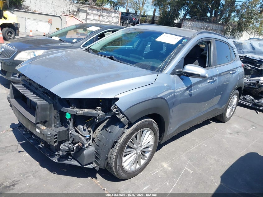 2018 Hyundai Kona VIN KM8K62AA9JU101649 IAAI salvage auction — FRONT END, Salvage Certificate (California), sold $25 on 2026-07-22 (photo 2)