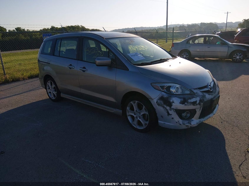 2010 Mazda 5 VIN JM1CR2W31A0384467 IAAI salvage auction — NORMAL WEAR, Clear (Missouri), sold $1,975 on 2026-07-16 (photo 1)