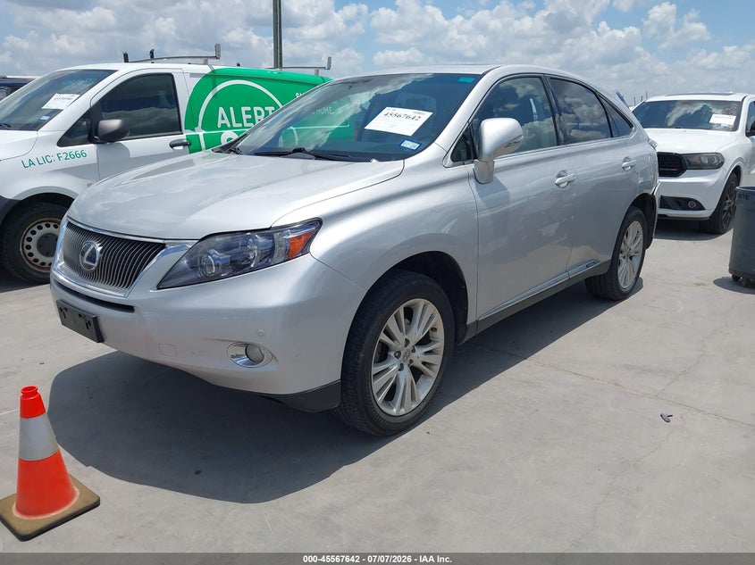 2012 Lexus Rx VIN JTJZB1BA1C2006246 IAAI salvage auction — REAR END, Salvage (Texas), sold $3,250 on 2026-07-22 (photo 2)