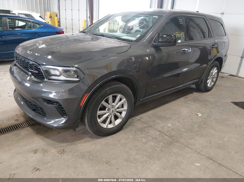 2025 Dodge Durango VIN 1C4RDHDG4SC544889 IAAI salvage auction — HAIL, Salvage Title, sold $13,000 on 2026-07-09 (photo 2)