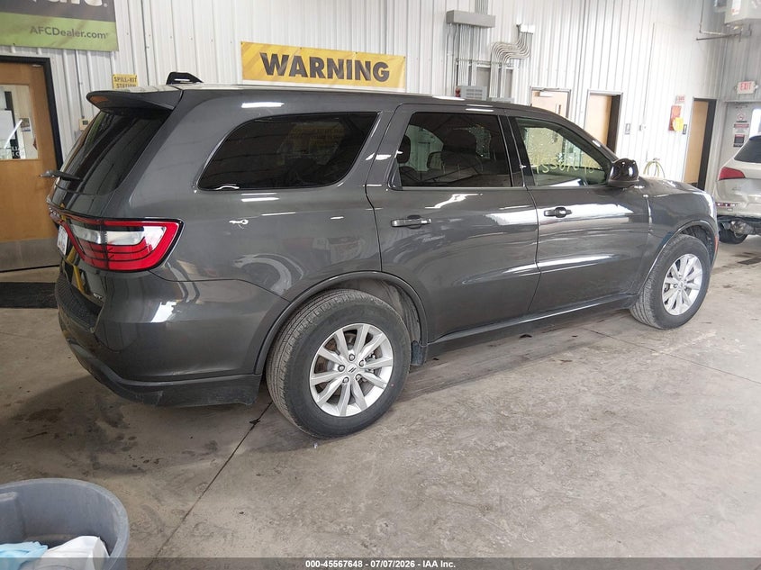 2025 Dodge Durango VIN 1C4RDHDG4SC544889 IAAI salvage auction — HAIL, Salvage Title, sold $13,000 on 2026-07-09 (photo 4)