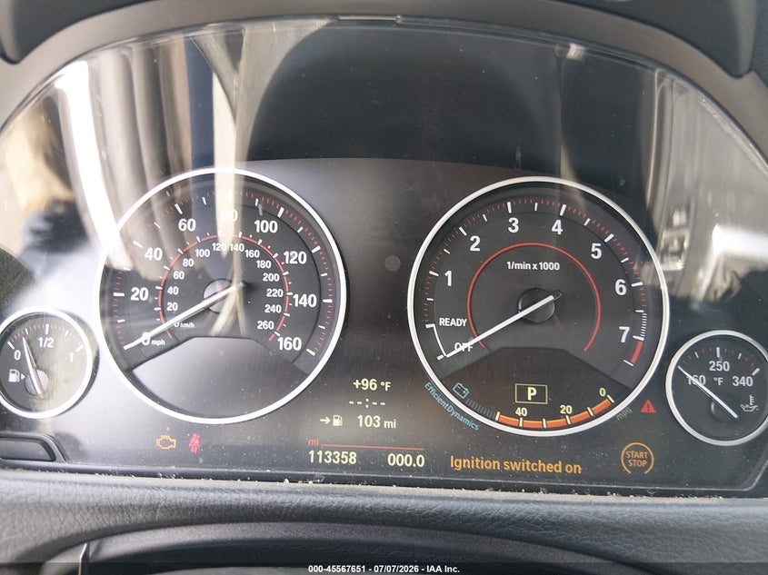 2014 BMW 4er VIN WBA3N3C5XEF710662 IAAI salvage auction — NORMAL WEAR, Clear (North Carolina), sold $1,850 on 2026-07-29 (photo 7)