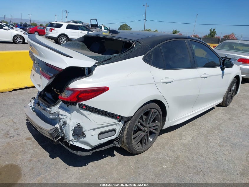 2026 Toyota Camry VIN 4T1DAACK1TU249465 IAAI salvage auction — REAR END, Salvage (California), sold $12,600 on 2026-07-30 (photo 4)