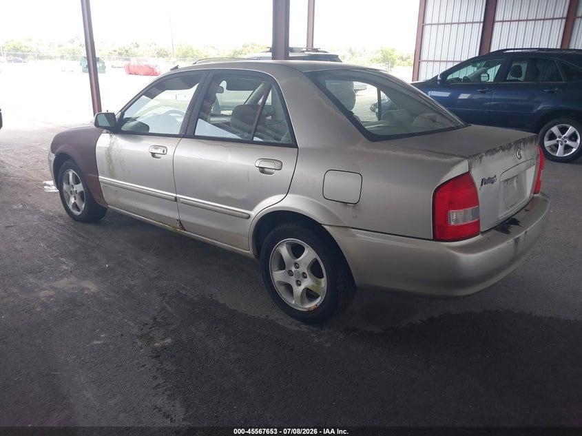 2002 Mazda Protege VIN JM1BJ225821588592 IAAI salvage auction — NORMAL WEAR, Clear (Florida), sold $25 on 2026-07-15 (photo 3)