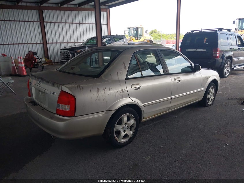 2002 Mazda Protege VIN JM1BJ225821588592 IAAI salvage auction — NORMAL WEAR, Clear (Florida), sold $25 on 2026-07-15 (photo 4)