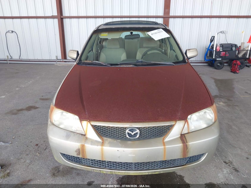 2002 Mazda Protege VIN JM1BJ225821588592 IAAI salvage auction — NORMAL WEAR, Clear (Florida), sold $25 on 2026-07-15 (photo 6)