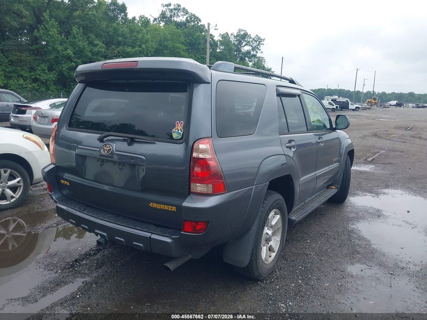 2005 Toyota 4runner VIN JTEBU17R158044097 IAAI salvage auction — NORMAL WEAR, Clear (Maryland), sold $5,475 on 2026-07-29 (photo 4)