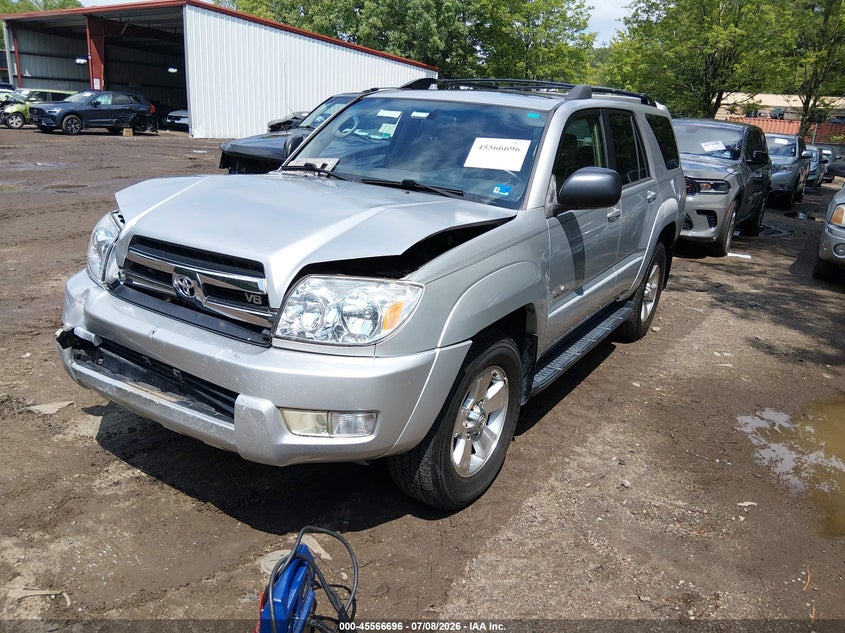 2005 Toyota 4runner VIN JTEBT14R058023975 IAAI salvage auction — FRONT END, Clear (Virginia), sold $3,350 on 2026-07-19 (photo 2)